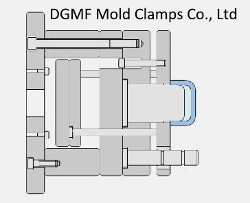 Mold ejector pin release structure form