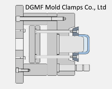 Mold ejector plate release structure form
