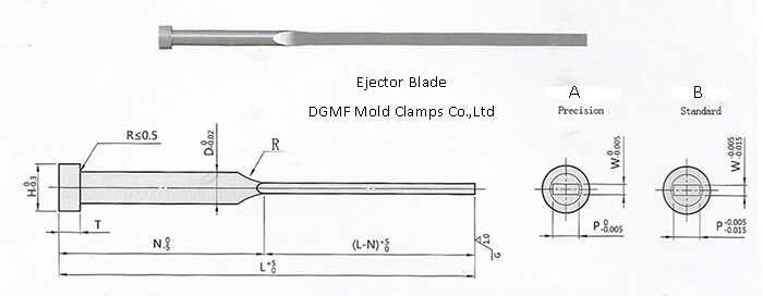 SKD61 ejector pins ejector blades