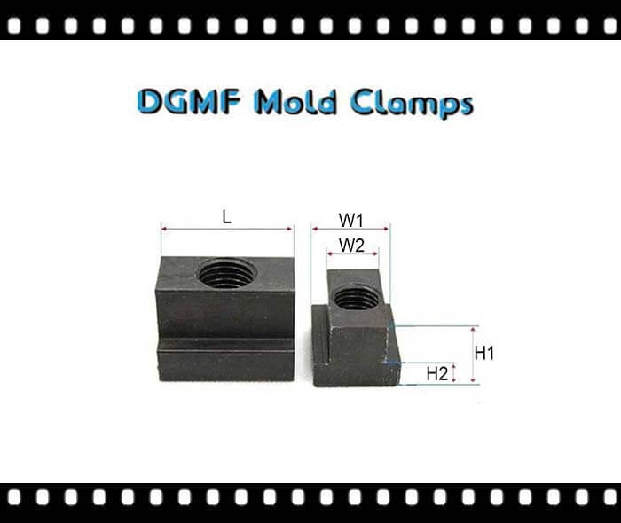 DIN 508 T-Nut Size Specifications - DGMF Mold Clamps Co., Ltd