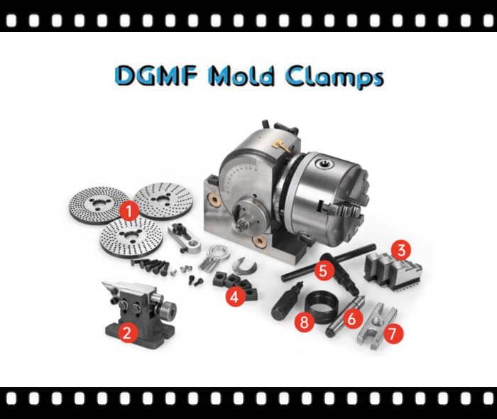CNC dividing head universal indexing head components Universal dividing head Spare parts - DGMF Mold Clamps Co., LTD