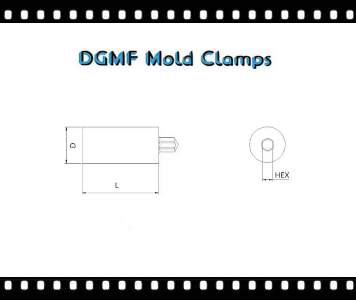 DIN912 JS Header Punch Drawing - DGMF Mold Clamps Co., Ltd