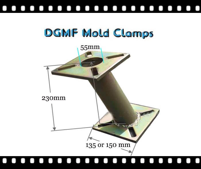 DGMF Mold Clamps Co., Ltd - Colorful Z-shaped Irregular Base Machine Mount for Hopper Dryer Drawing