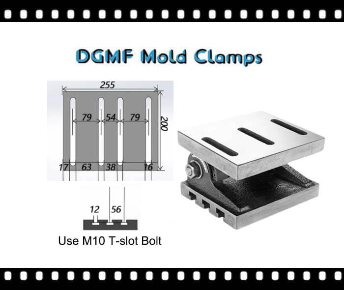 DGMF Mold Clamps Co., Ltd - 10 Inch Swivel Type Adjustable Angle Plate Size
