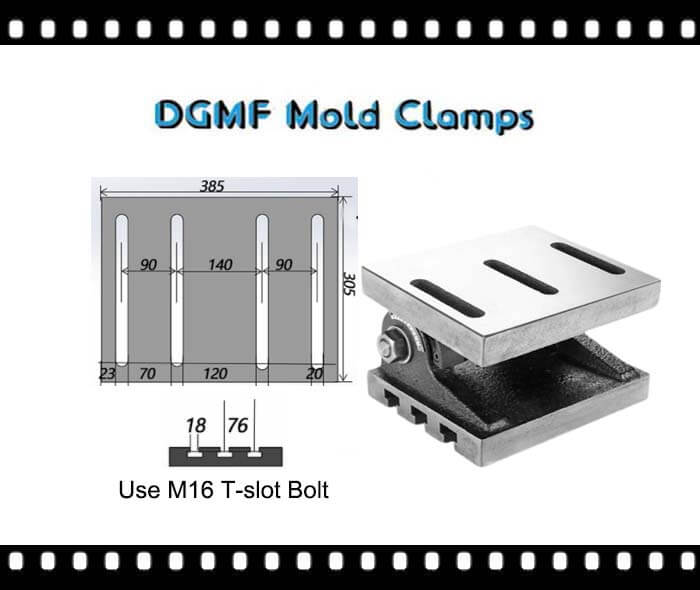 DGMF Mold Clamps Co., Ltd - 15 Inch Swivel Type Adjustable Angle Plate Size