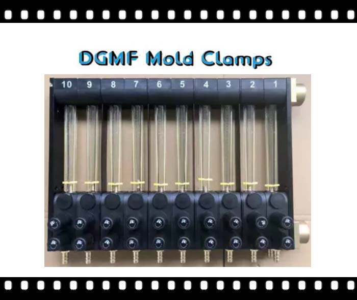 DGMF Mold Clamps Co., Ltd - 10 In-and-Outs Water Flow Regulator Without Thermometer For Plastic Injection Molding Supplier