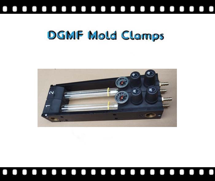 DGMF Mold Clamps Co., Ltd - 2 In-and-Outs Water Flow Regulator With Thermometer For Plastic Injection Molding Supplier