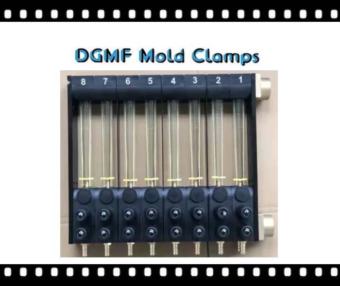 DGMF Mold Clamps Co., Ltd - 8 In-and-Outs Water Flow Regulator Without Thermometer For Plastic Injection Molding Supplier